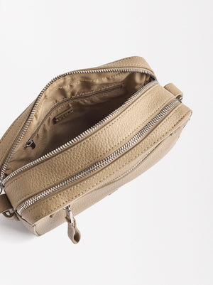 Crossbody Bag With Double Closure