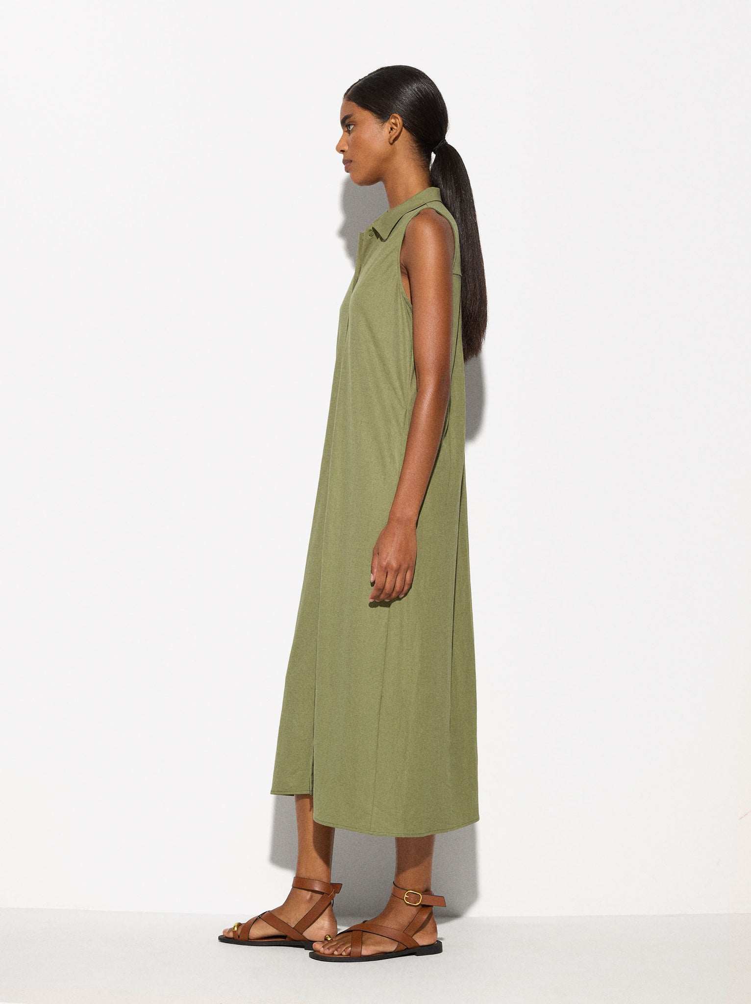 Shirt Midi Dress