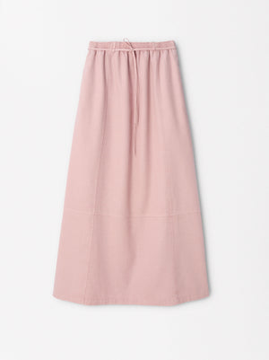 Long Skirt With Elastic Waistband