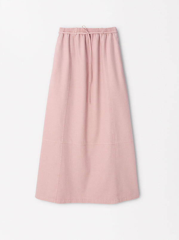 Long Skirt With Elastic Waistband