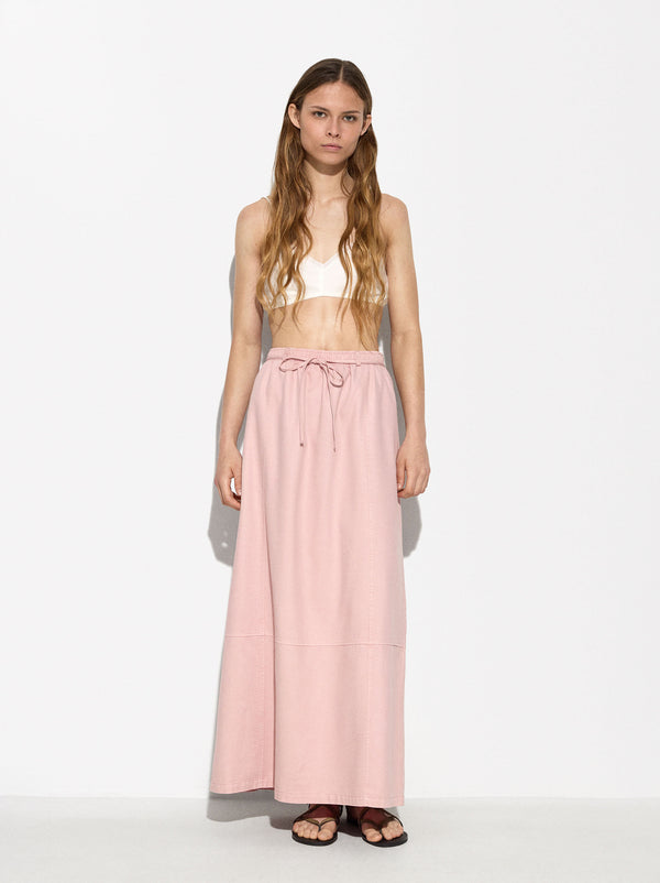 Long Skirt With Elastic Waistband