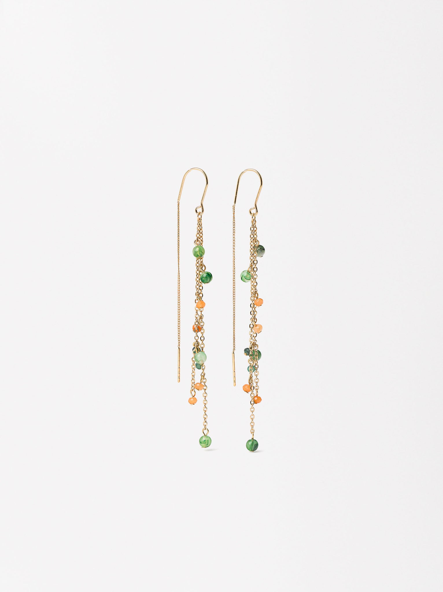 Long Earrings With Stones