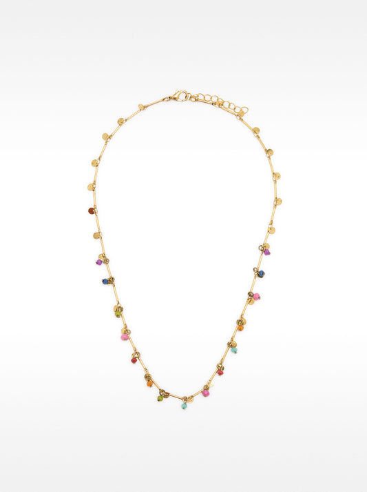 Necklace With Multicolored Stones