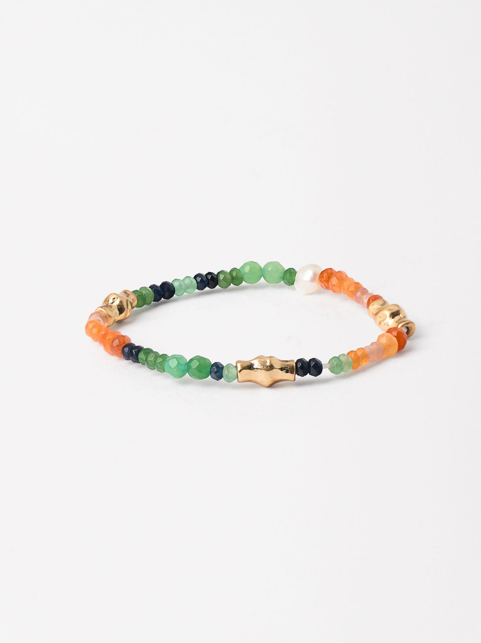 Elastic Bracelet With Stones