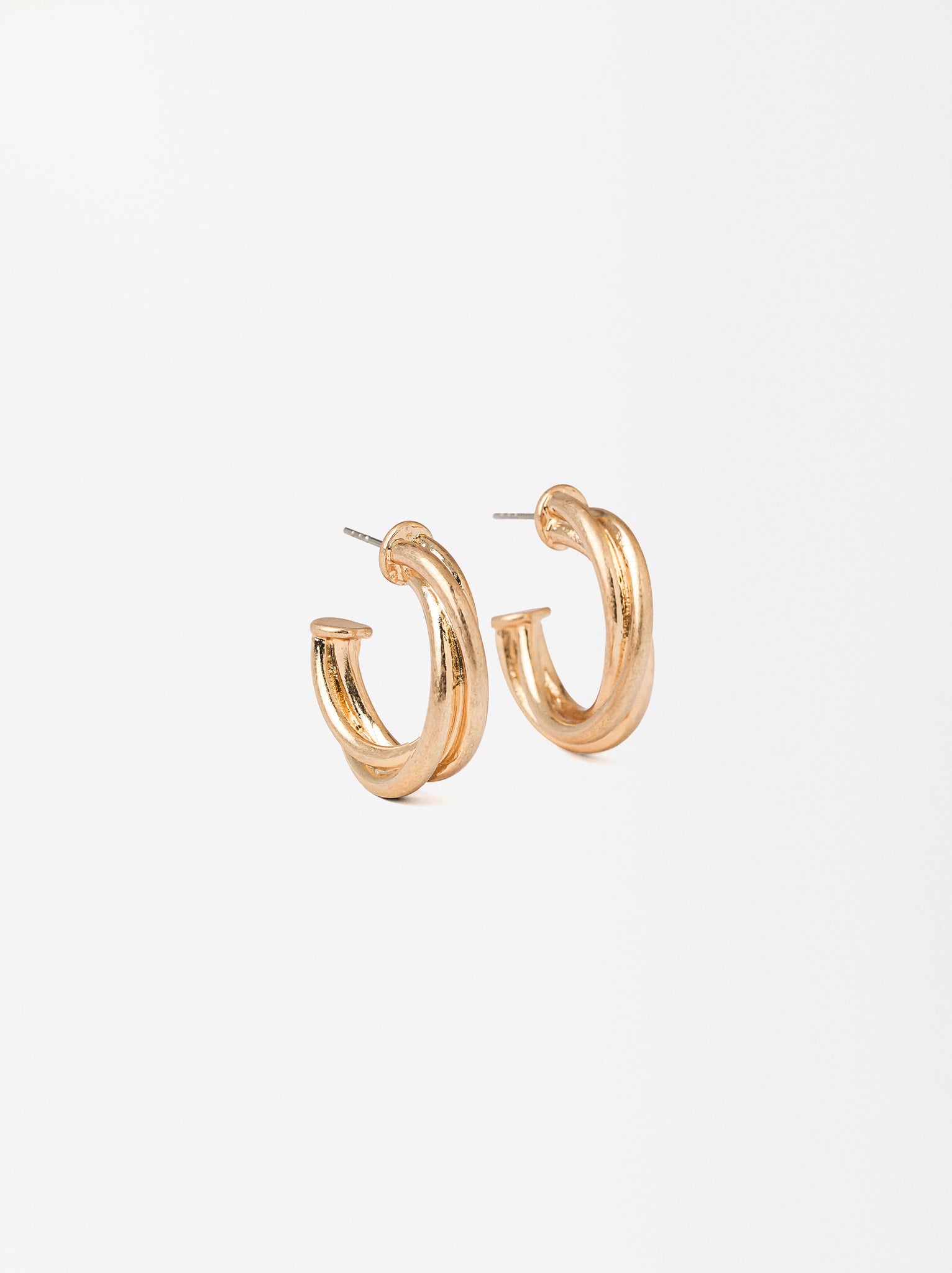 Intertwined Hoop Earrings