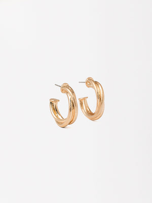 Intertwined Hoop Earrings