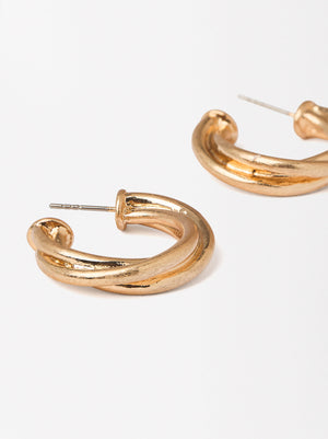 Intertwined Hoop Earrings