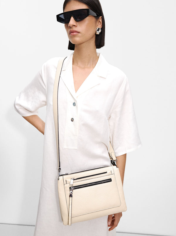 Crossbody Bag With Outer Pockets