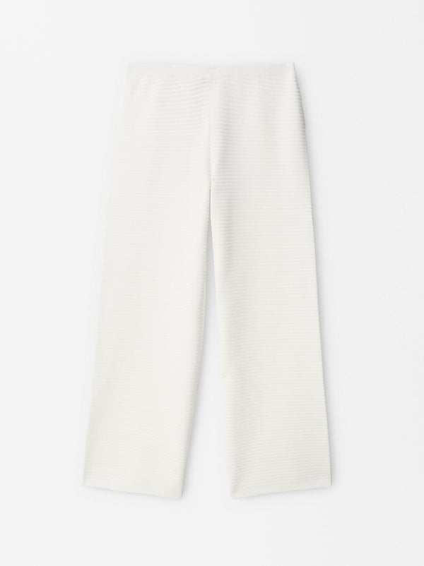 Ribbed Knit Trousers