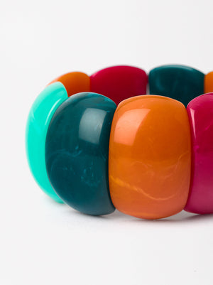 Multicolor Rigid Bracelet