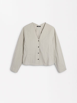 Wrinkled-Effect Shirt
