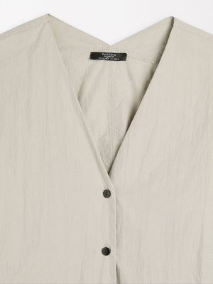 Wrinkled-Effect Shirt