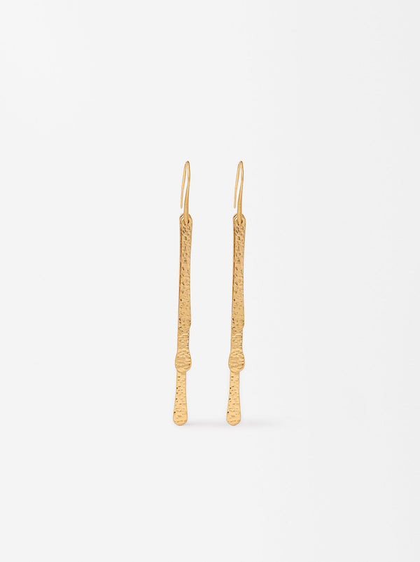 Long Golden Earrings