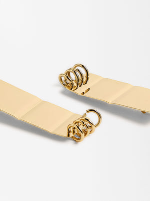 Rectangular Maxi Hoop Earrings