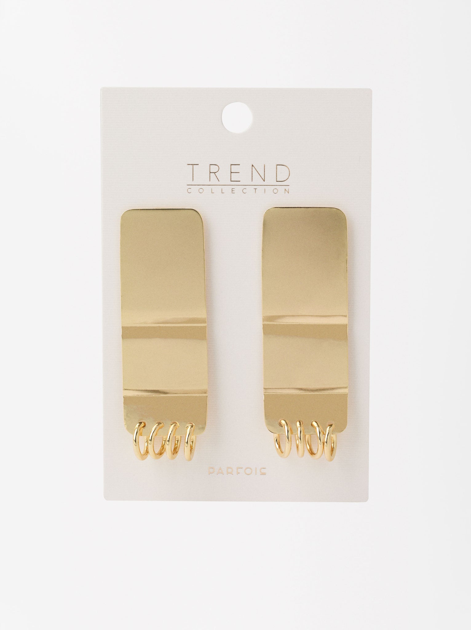 Rectangular Maxi Hoop Earrings