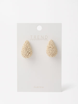 Beaded Drop Earrings