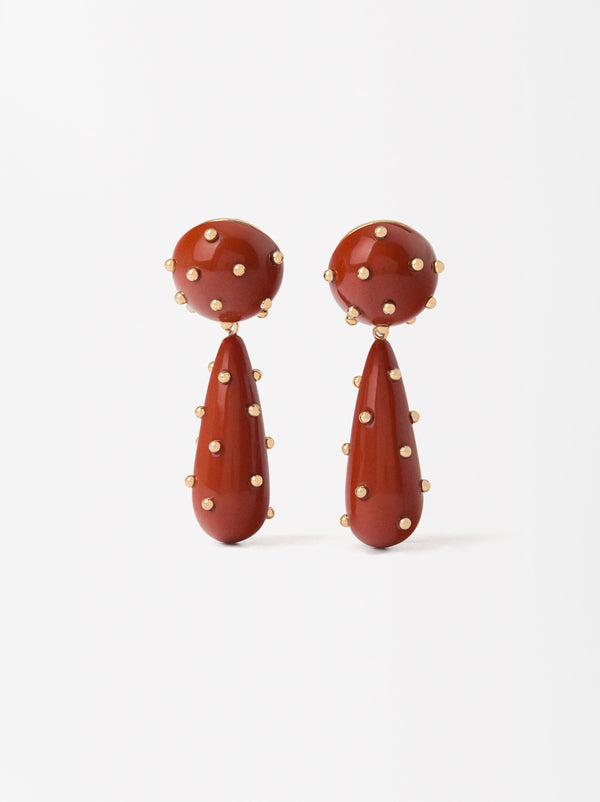 Long Resin Earrings