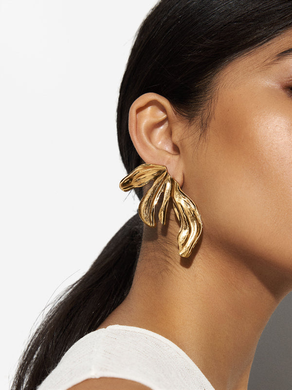 Golden Maxiflor Earrings