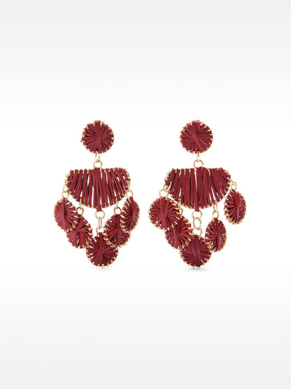 Maxi Raffia Earrings