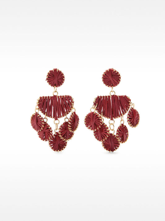 Maxi Raffia Earrings