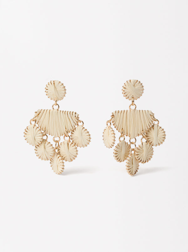 Maxi Raffia Earrings