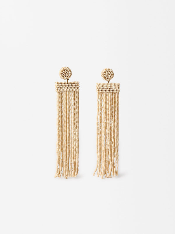 Long Bead Earrings