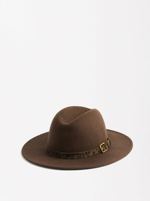 Hat With A Leather Belt