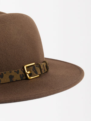 Hat With A Leather Belt