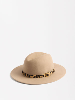 Hat With A Leather Belt