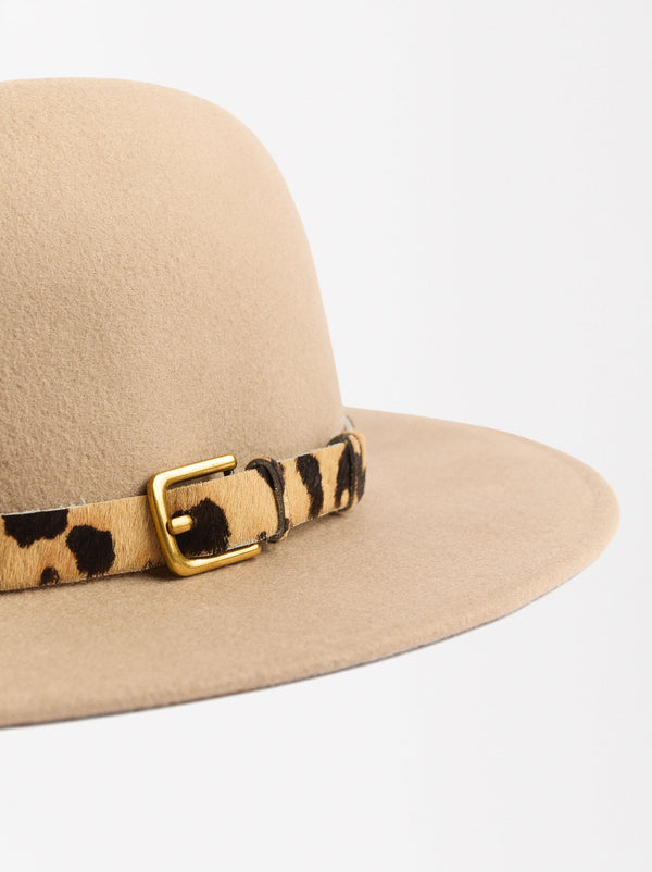 Hat With A Leather Belt