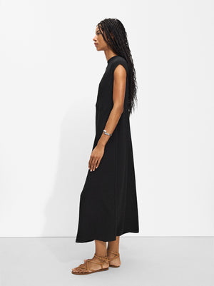 Loose-Fitting Midi Dress