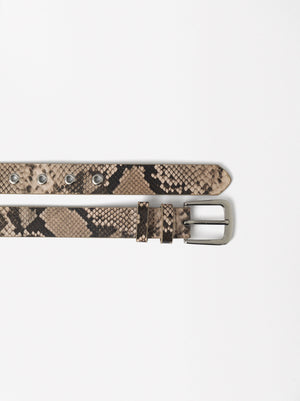 Cobra Print Belt