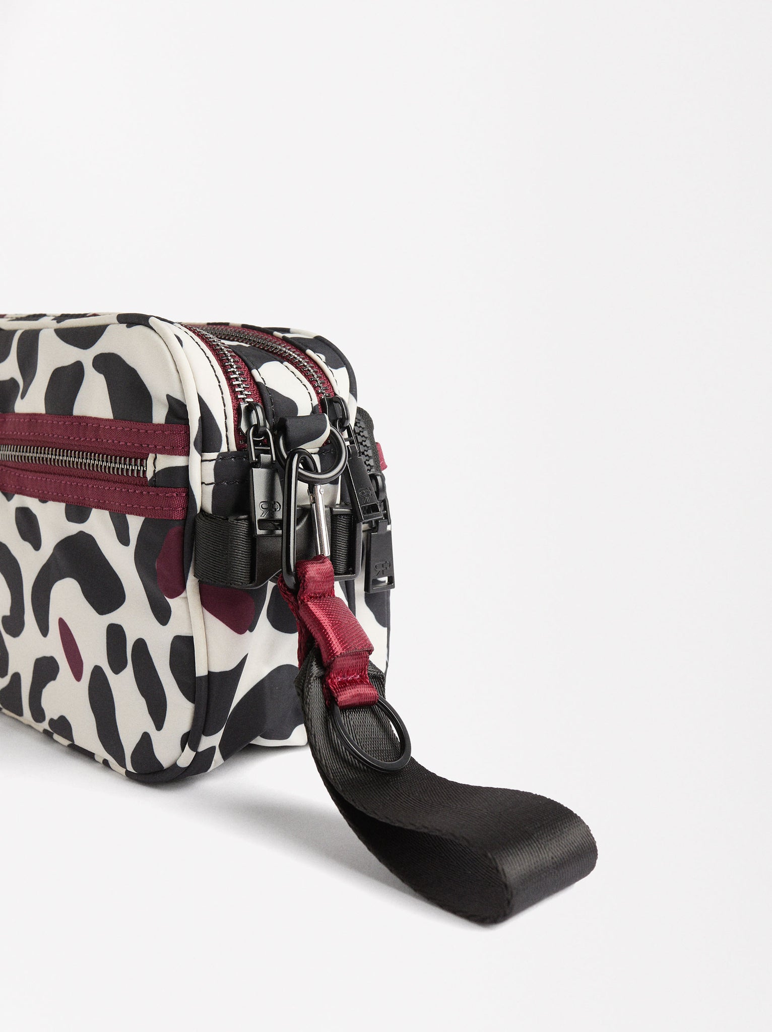 Printed Nylon Crossbody Bag