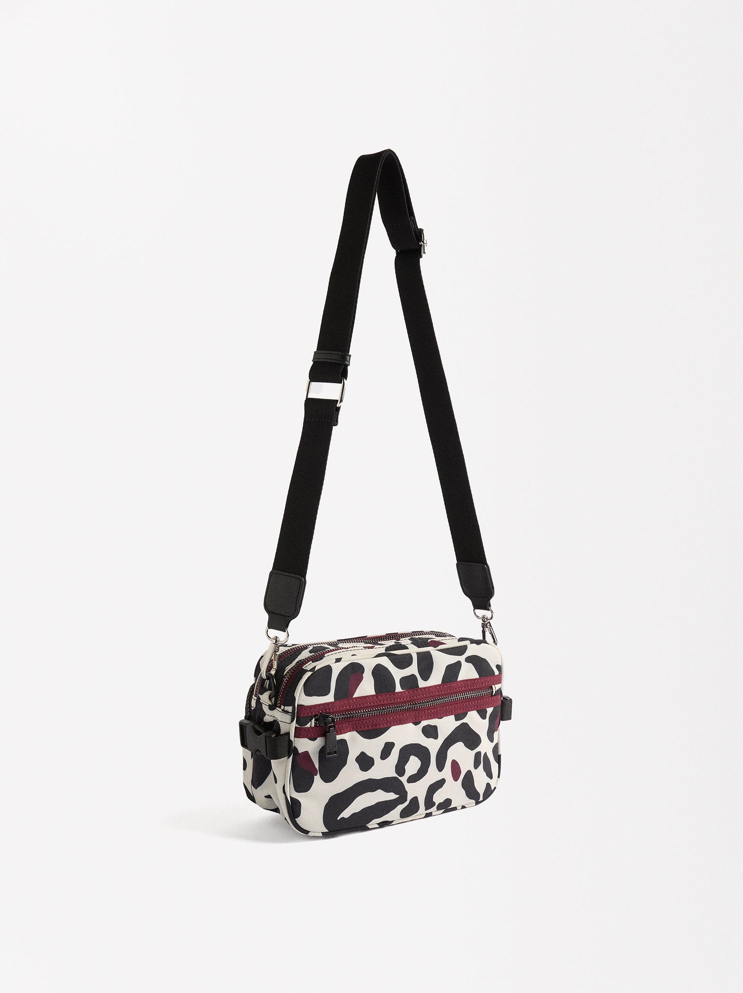 Printed Nylon Crossbody Bag