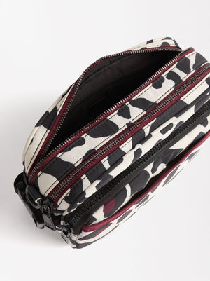 Printed Nylon Crossbody Bag