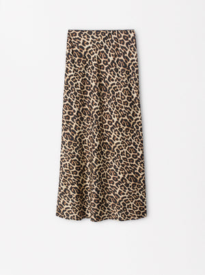 Animal Print Skirt