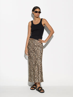 Animal Print Skirt