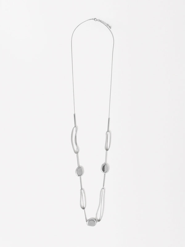 Geometric Long Necklace