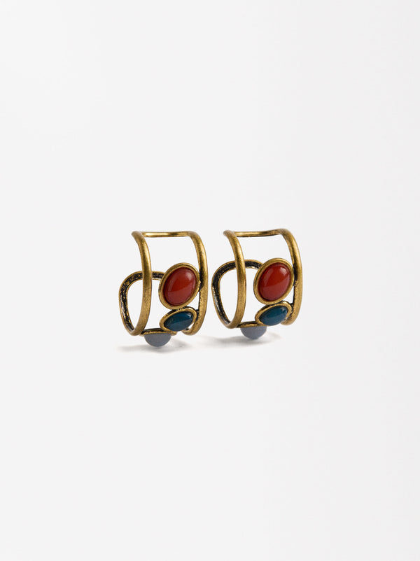 Multicolor Detail Earrings