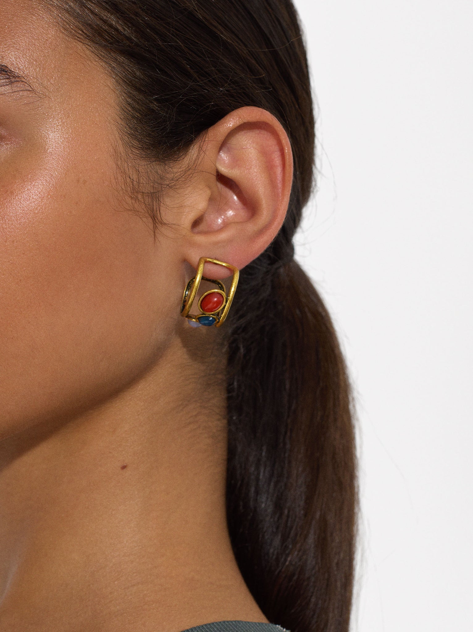 Multicolor Detail Earrings