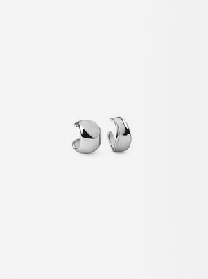 Set Of Silver Ear Cuffs