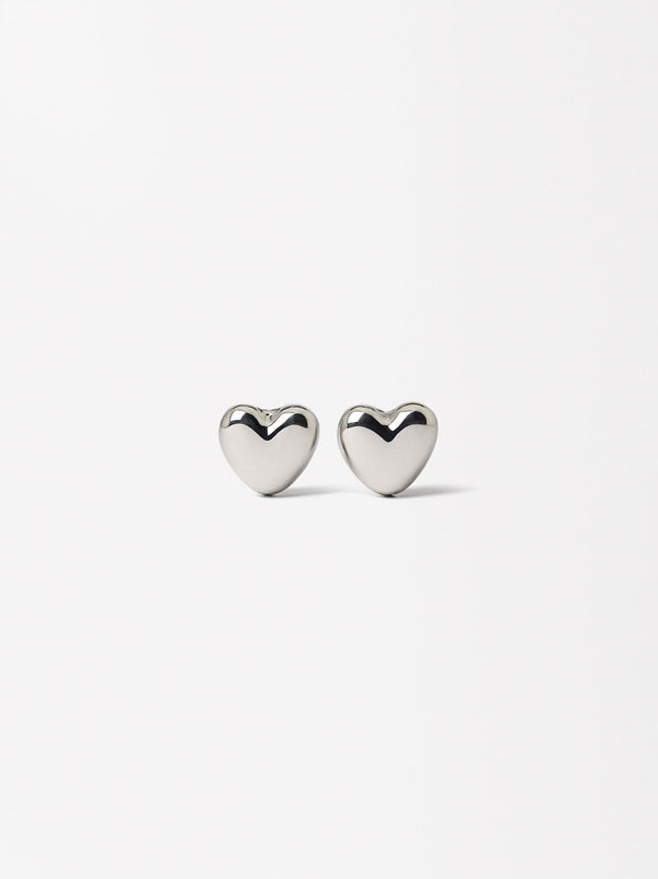 Short Heart Earrings