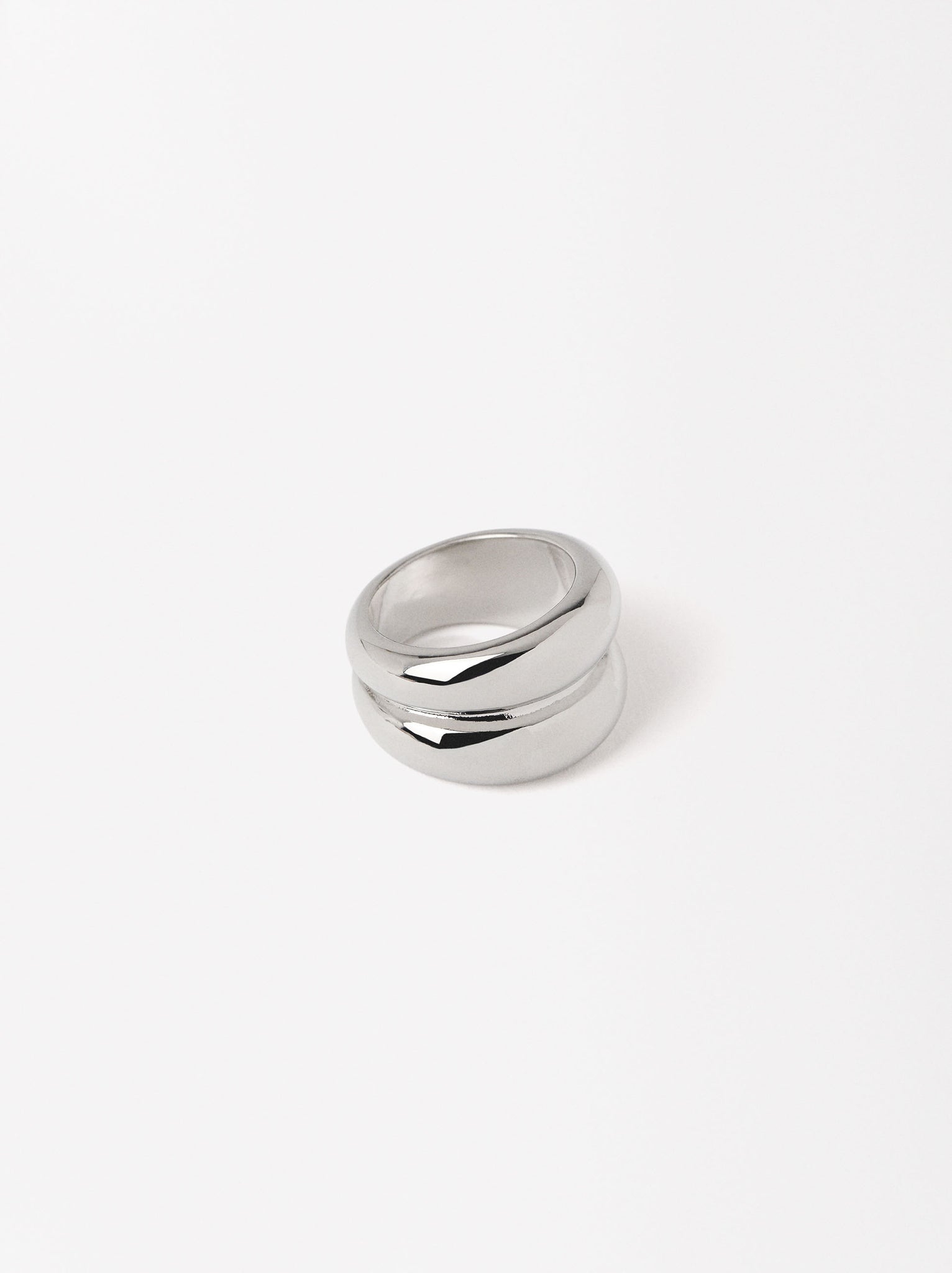 Silver Double Ring