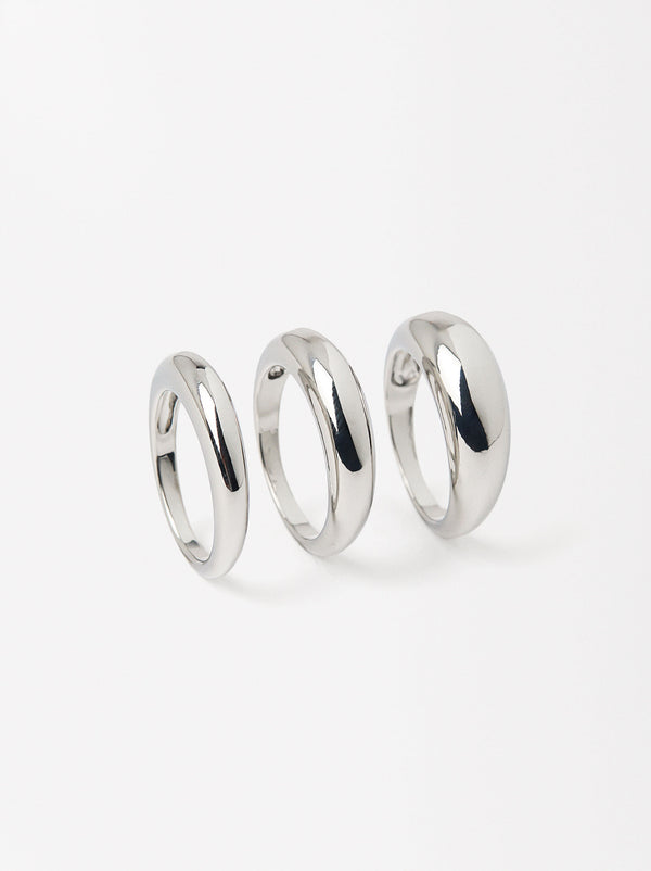 Silver Ring Set