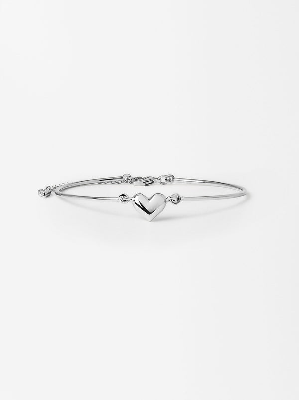 Silver Heart Bracelet