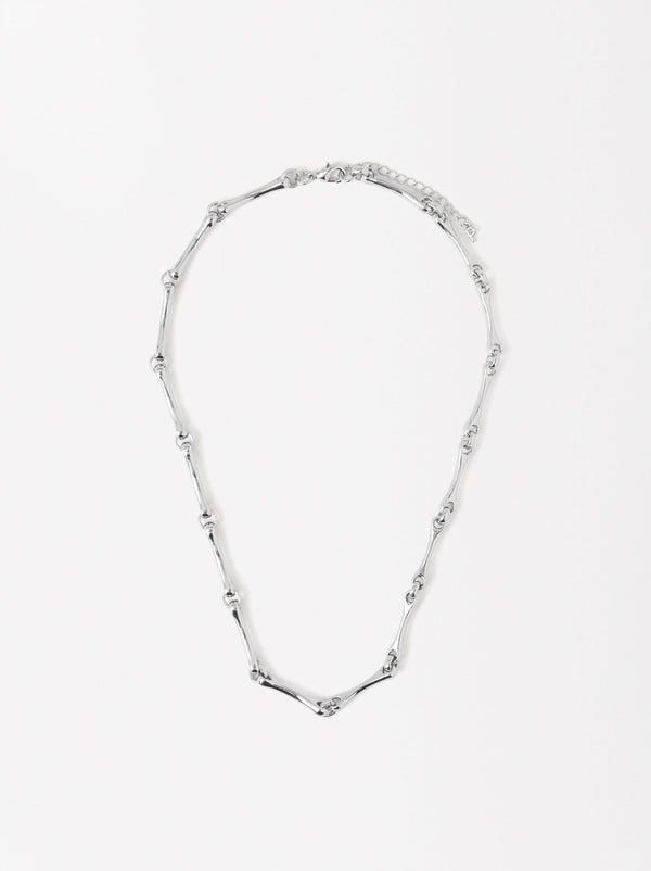 Silver Link Necklace