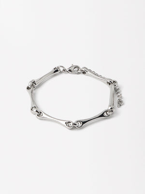 Silver Bracelet With Links