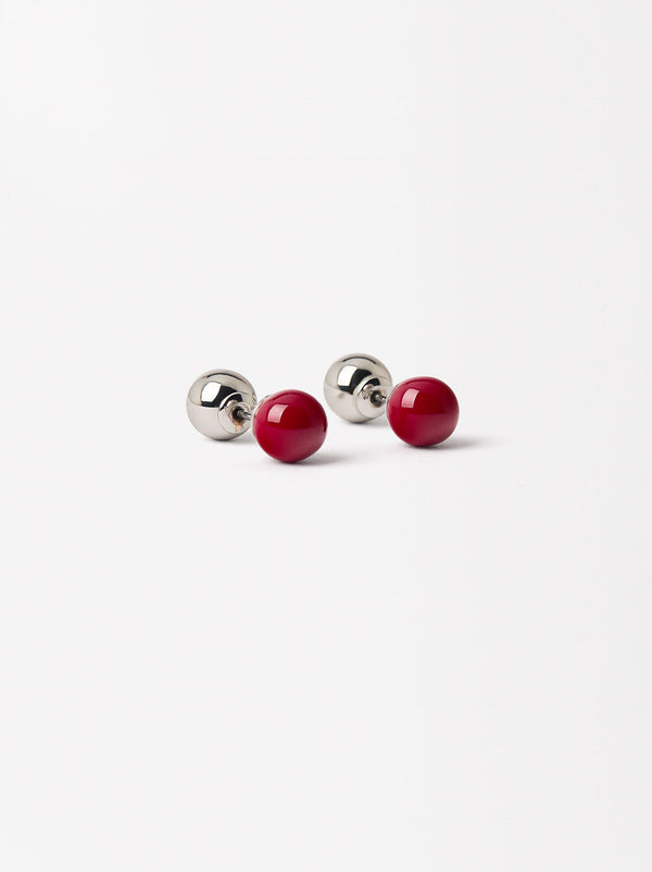 Ear Jacket Sphere Earrings