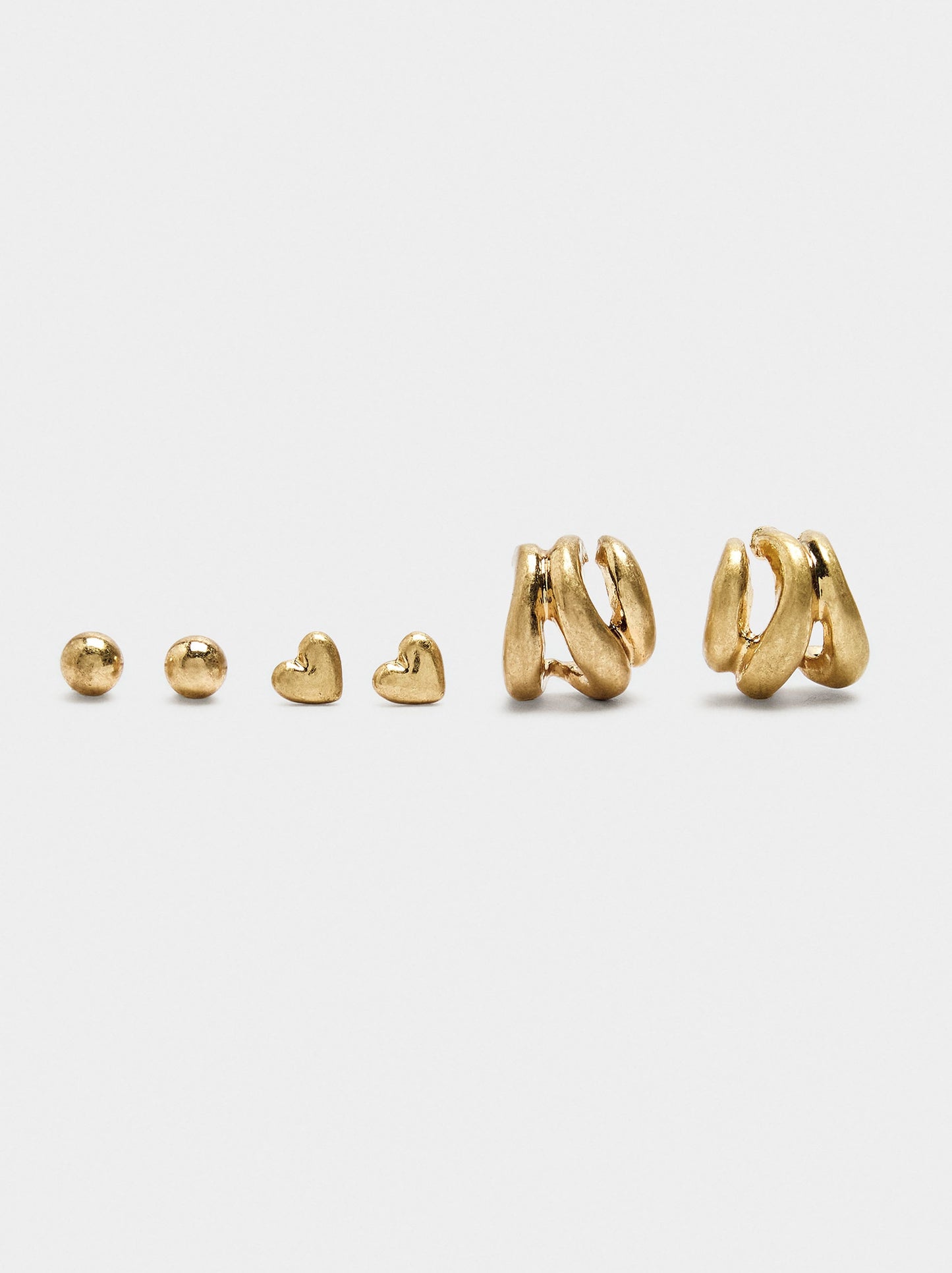 Set Of Golden Earrings