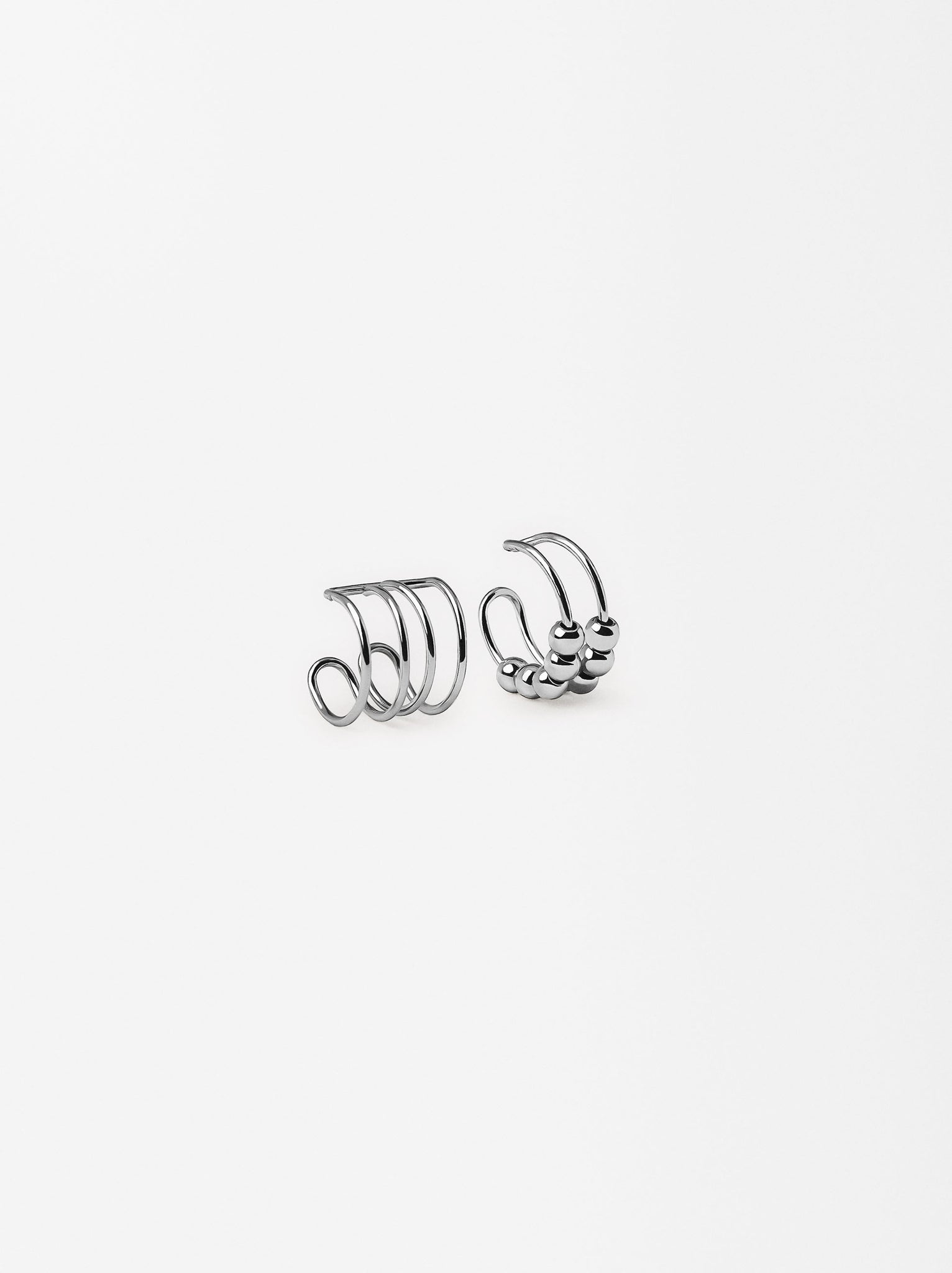 Set Of Silver Earcuffs